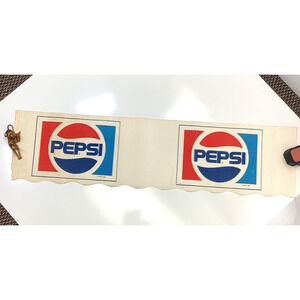 4 Ft Long 1960s Pepsi Cardboard Vintage Advertising Wrap Sign Display Corrugated